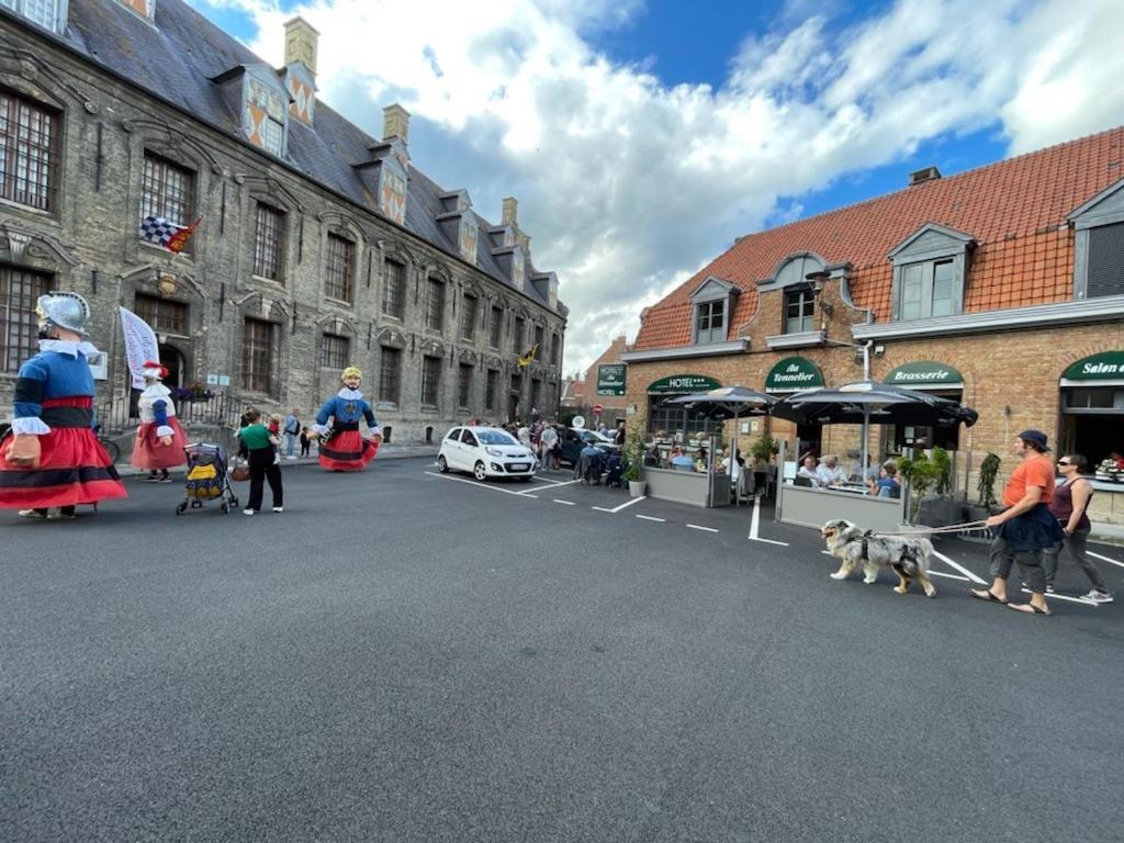 Hotel - Restaurant Au Tonnelier Bergues Zewnętrze zdjęcie